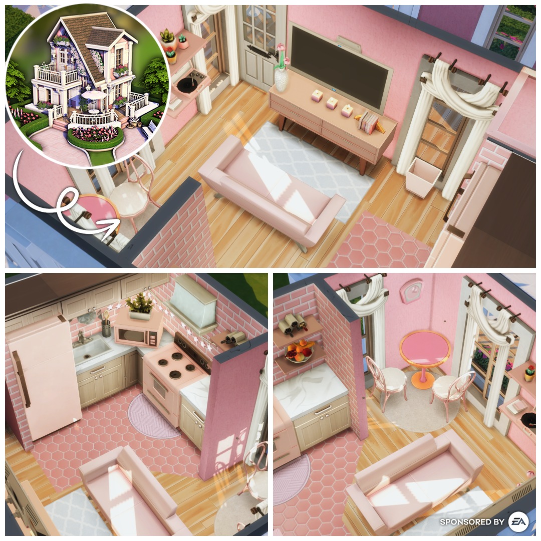 Галерея мода Дом Small Pink Home (no CC) #1
